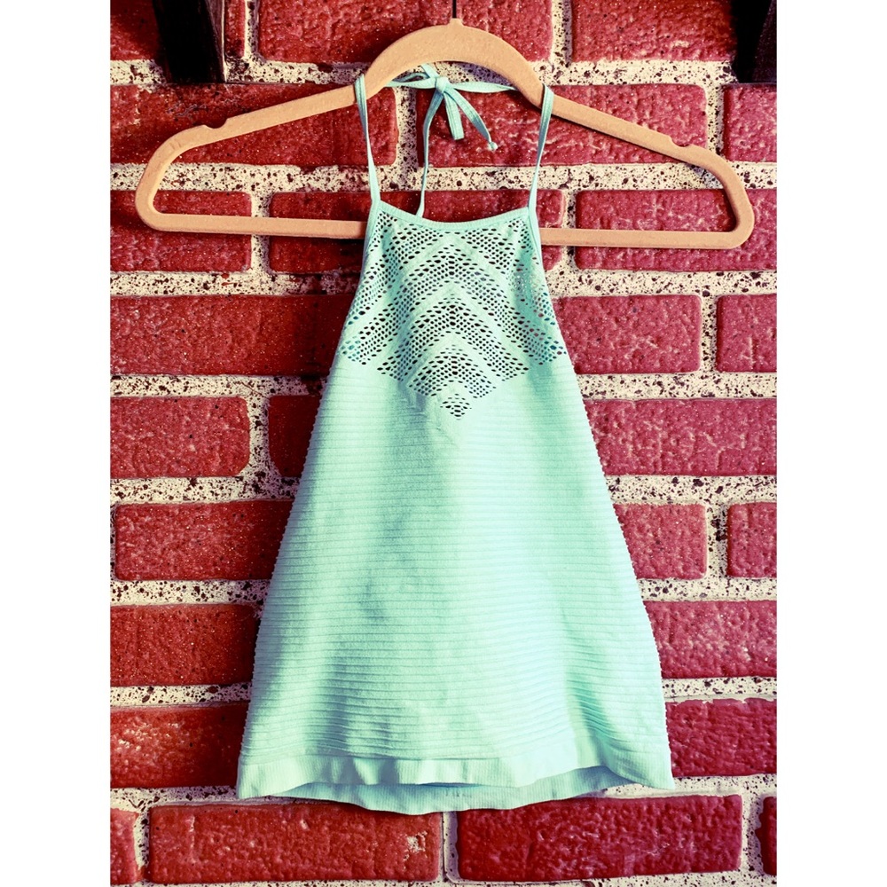 Bebe Halter Crop Top